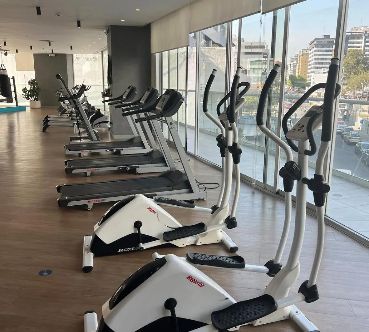 아파트 Lovely View Studio Building Heated Pool Gym Turco Wifi 키토 에콰도르