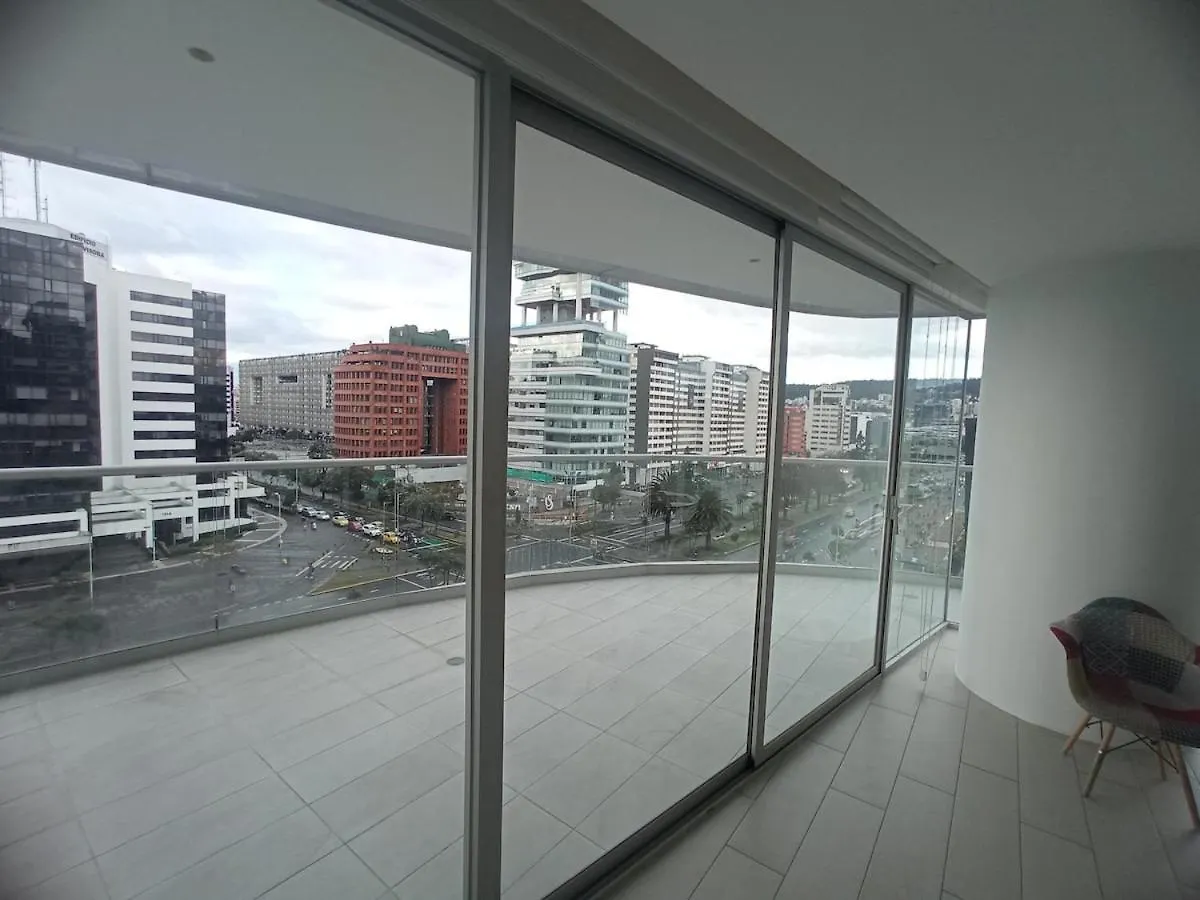 아파트 Lovely View Studio Building Heated Pool Gym Turco Wifi 키토 에콰도르